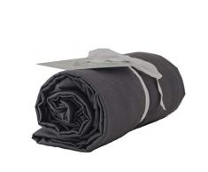 Moorish Idol - Satin de Coton Drap Housse- 140cm x 190cm- Charbon