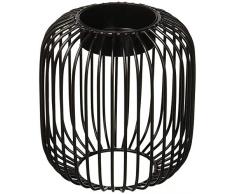 Une domo Pv-liv-6206 Point-Virgule Fil Photophore à 13 cm H 14 cm, EN MÃTAL, Noir