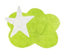 Aratextil Mimosa Tapis Enfant, Coton, Pistache, 120Â x 160Â cm