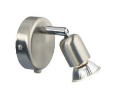 Nordlux 73551132 Avenue Applique murale en acier brossÃ© GU10 35 W