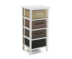 Versa - Commode de bain avec 4 paniers