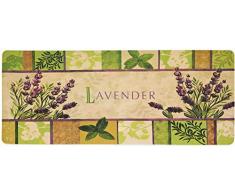 Floormad Kitchen Tapis Cuisine, PVC, Multicolore Country 50x107 Multicolore