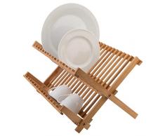 axentia 132786 Ãgouttoir à Vaisselle, Bambou, Couleur Bois, env. 42 x 33 x 27 cm