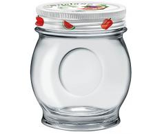 Le Comptoir de la Conserve 5012 6 bocaux Verre ORTOLANO 314 ML, Transparent, 314ml