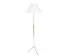 Tosel 51147 Lampadaire 1 Lumière Bois, E27, 40 W, Noir, 40 x 155 cm