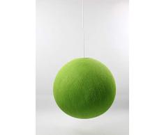 Cotton Ball Lights Lampe suspension 31Â cm, coton, vert clair