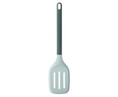 Berghoff 3950155 Spatule Fente de Cuisine Tourner Silicone et Nylon Passe Lave Vaisselle Manche Doux Gris