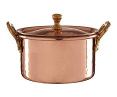 Premier Housewares 0408277 Cocotte en laiton, plaque cuivre, acier inoxydable