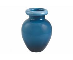 Vase amphore d.27Â x h.36Â cm Bleu