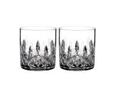 Waterford 40003430 Lismore Lot de 2 gobelets droits en cristal de plomb 5oz