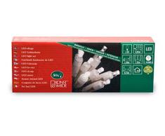 Konstsmide 5303-103 Guirlande 50 LED Blanc + Câble Transparent 230 V