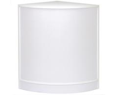 MonsterShop CM60 Vitrine dangle pour Magasin de Vente au détail Lilas Blanc 120 x 90 x 60 cm
