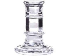 Better & Best Bougeoir à Åillets en Verre 7 x 7 x 8,5 cm Taille Unique