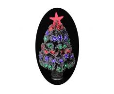 AUTOUR DE MINUIT 5SAF154MC Sapin Nashville Floque, PVC, Multicolore, 35 x 35 x 60 cm