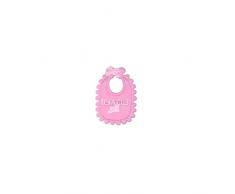 Club Green Cest Une Fille Bavoirs, Rose, 70Â x 100Â mm, 12Â Pcs dans Un Lot