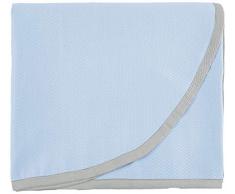 Maison en Tissu Couvre-lit pour lit de 105, Polyester, Bleu, 1Â Place, 42Â x 34Â x 9Â cm