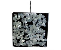 Trim & Tram DEC0071 C010 Shelly Embrasse Aimant Nacré Incrustée Noir