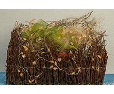 Best Season SA141 Guirlande lumineuse à LED, Métal, Blanc, 180.0 x 3.0 x 3.0 cm