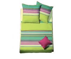 fleuresse g-102108-0025-0100 modern life Housse de couette avec fermeture-Ã©clair 135 x 200 + taie doreiller 80 x 80 cm Satin maco