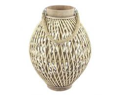 Dcasa Bougeoir en Bambou pour dÃ©coration de Maison, Unisexe, pour Adulte, Couleur Unique