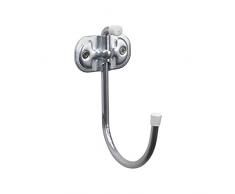 Sauvic 01520-Crochet à usages Multiples, cintres, zingué, 10 x 2 x 15 cm