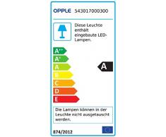 Opple 543017000300 Lampadaire dextérieur Gamme de Produits, Plastique, Noir