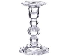 Better & Best Bougeoir Grand Boule, 9 x 9 x 14,5 cm, matériau : Verre