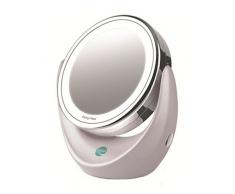 Daga Miroir Lumineux LED 2Â en 1, Blanc, 20Â x 11.5Â x 21Â cm