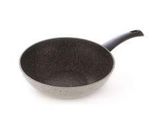 Illa Pi9728ins Professional Pierre Induction Wok DiamÃ¨treâ¯: 28Â cm, Multicolore