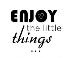 Scenolia Tableau Verre Acrylique Enjoy 60 x 60 cm | Décoration Murale Design Fait en France