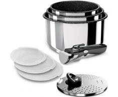 Backen 391508 Set de Casseroles - Inox - 8 PiÃ¨ces - Tous Feux dont Induction