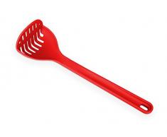 Venn Balance de cuisine avec grattoir intégré Pilon 12-Inch rouge