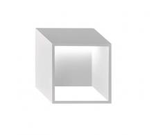 WOFI Applique murale en plastique classique Blanc 5,5 W