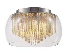 Rabalux 2916 Plafonnier, Verre, G9, 28 W, Transparent