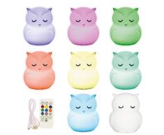 Ulysse Couleurs dEnfance 8117 Veilleuse, Silicone, Blanc