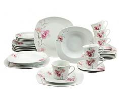 Creatable 20195 Ensemble De 30 Piéces De Service De Table, Multicolore