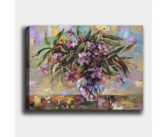 Bonamaison Peinture sur toile, multicolore, 50 x 70 cm - Conçu et fabriqué en Turquie