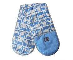 Hinchcliffe et barbier Repetto Ãtui Double Gant de Cuisine en Tissu Bleu