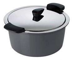 KUHN RIKON 30971 HOTPAN casserole isotherme avec couvercle 3 l 22 cm Passe au lave-vaisselle Acier inoxydable Passe au lave-vaisselle