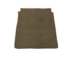 COTTON & COLOR CTRS31726 Housse de Chaise découpée, Coton, Taupe Clair, 38 x 40 x 3,5 cm