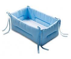 Italbaby Bebe Couleurs Unies RÃ©ducteur de lit bÃ©bÃ©, Bleu Clair, Multicolore, Taille Unique