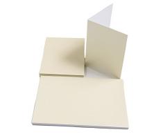 The Paper Palace Le Palais de Papier 20 Cartes et enveloppes nacrées, Ivoire