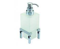 BaÃ±o DiseÃ±o Bain Motif LignesÂ âÂ Distributeur de Bureau nÂº13, Inoxydable, Chrome Brillant