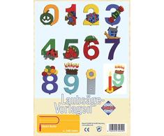 Pebaro Pièce chantournée Maquette Chiffres