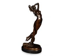 Arte Dal Mondo XN2161.01 Sculpture Classique avec Socle, Bronze, 45 x 20 x 14,5 cm