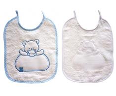 MI CASA Blu Bavoir Punto Cruz