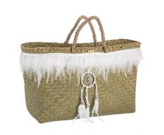 JUINSA Sac Ã Langer en Bois Blanc 58 x 35 x 15 cm