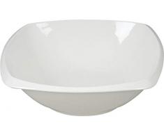 COSY & TRENDY P0262918 Saladier en Porcelaine MADRID-Blanc-D18,5CM