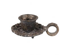 Clayre & Eef 6Y2595 Bougeoir 9 x 6 x 4 cm