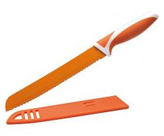 Eliplast Ligne Cuisine Couteau Ã Pain, Acier Inoxydable, Orange